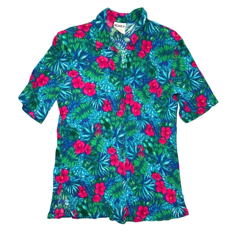 Vintage Koret Hawaiian Shirt Made in USA Small
